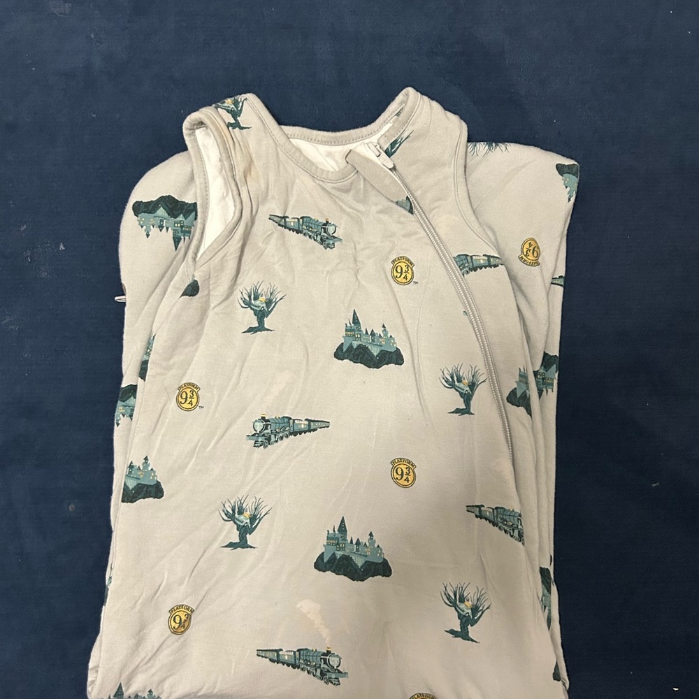 Kyte BABY Sleep Sack with Train and Castle Print
